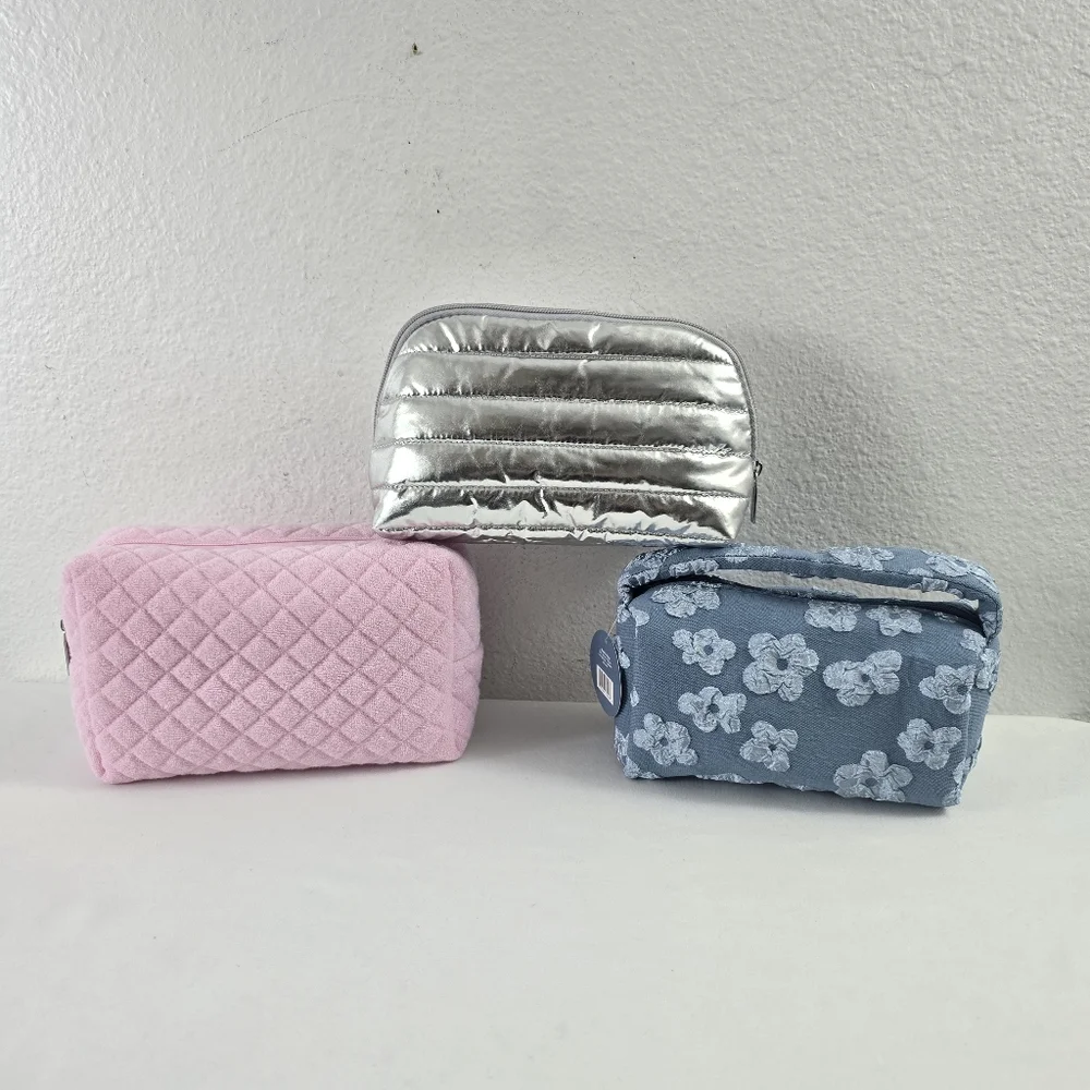 Brand New 3Pc Ulta Makeup Bag Collection